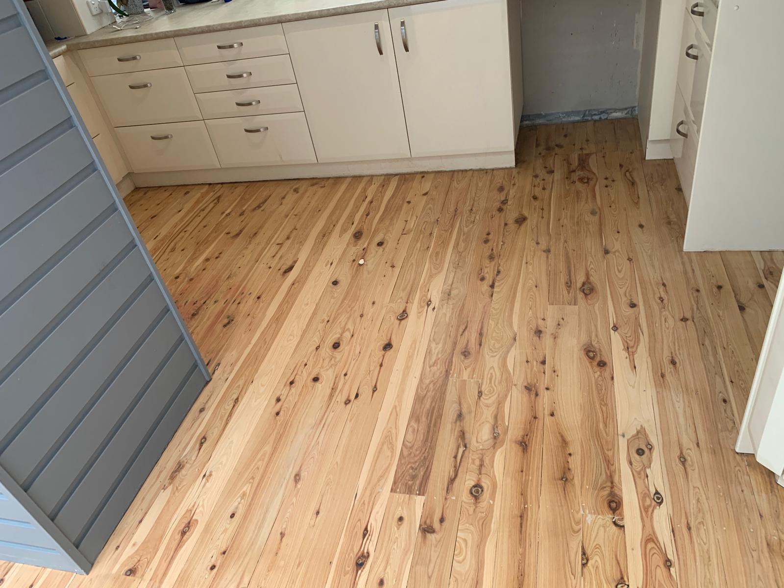 Kitchen timber floor finished, Jervis Bay